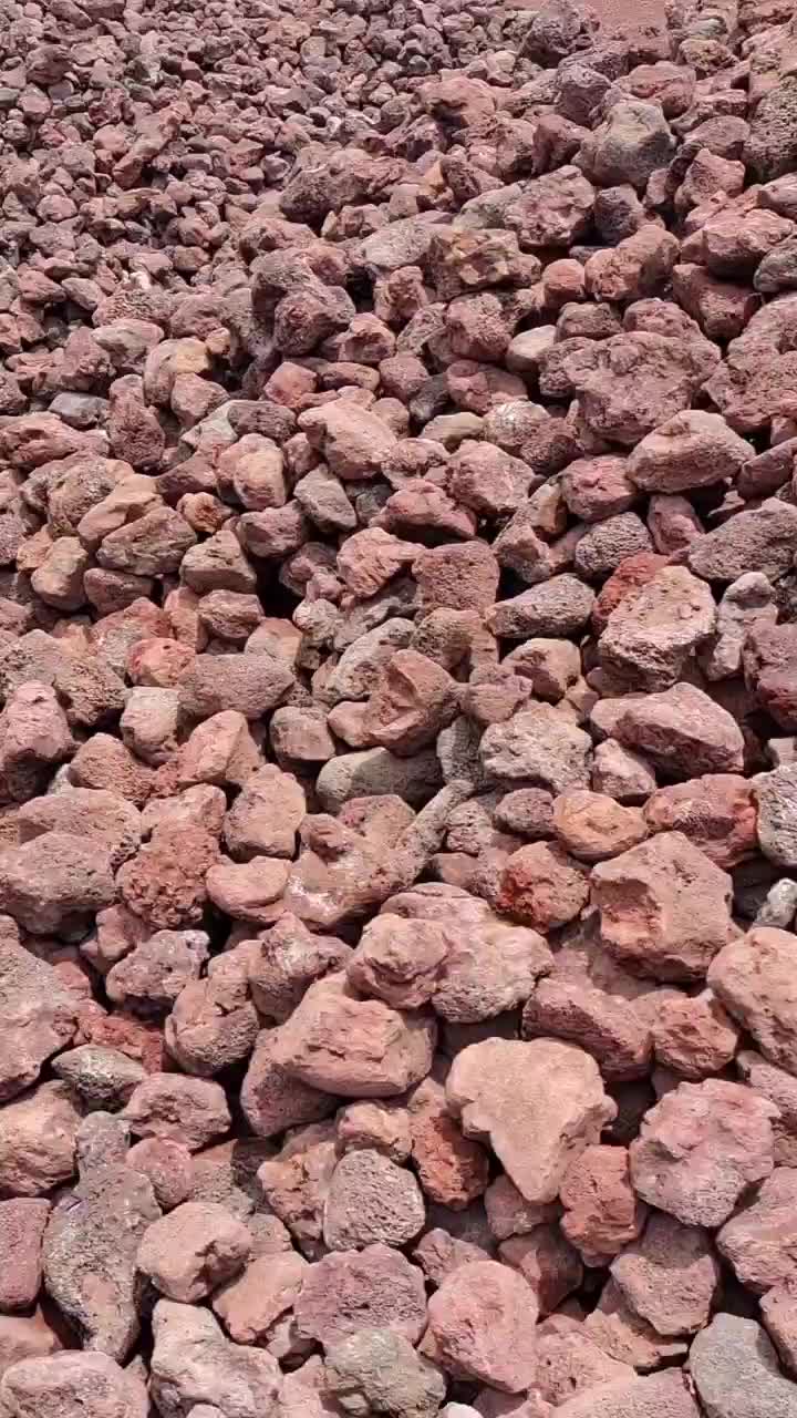 天然红色火山石 水处理过滤 园林育苗栽培 假山造景 鱼池铺设