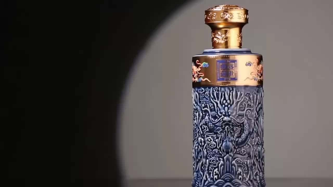 【500ml茅形陶瓷酒瓶 1斤装密封空酒瓶 景德镇小酒瓶厂】视频介绍